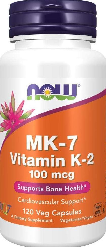 Gambar Now Foods MK-7 Vitamin K-2 100 mcg isi 60 Veg Caps MK7 K2 - 120 dari Emran Clean ID undefined Tokopedia