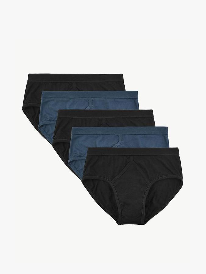 Gambar MARKS & SPENCER - Celana Dalam Pria - 5 Pack Cotton Briefs - NAVY BLUE, L dari Orlin-joz1 undefined Tokopedia
