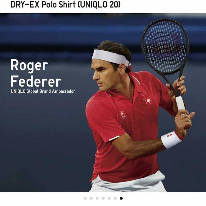Brand Ambassador Roger Federer Japanese Clothing Uniqlo Brand