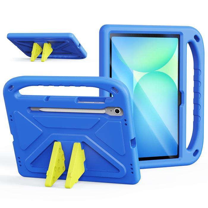 Gambar Dux Ducis Case Compatible for Samsung Tab S11 | Tab S10 Lite | Tab S10 FE | Tab S9 FE | Tab S9 | Tab S8 | Tab S7 - Puff Cover Casing - Safe for Kids / Children - Biru, Tab S11 dari Gojali.id Kota Administrasi Jakarta Utara Tokopedia