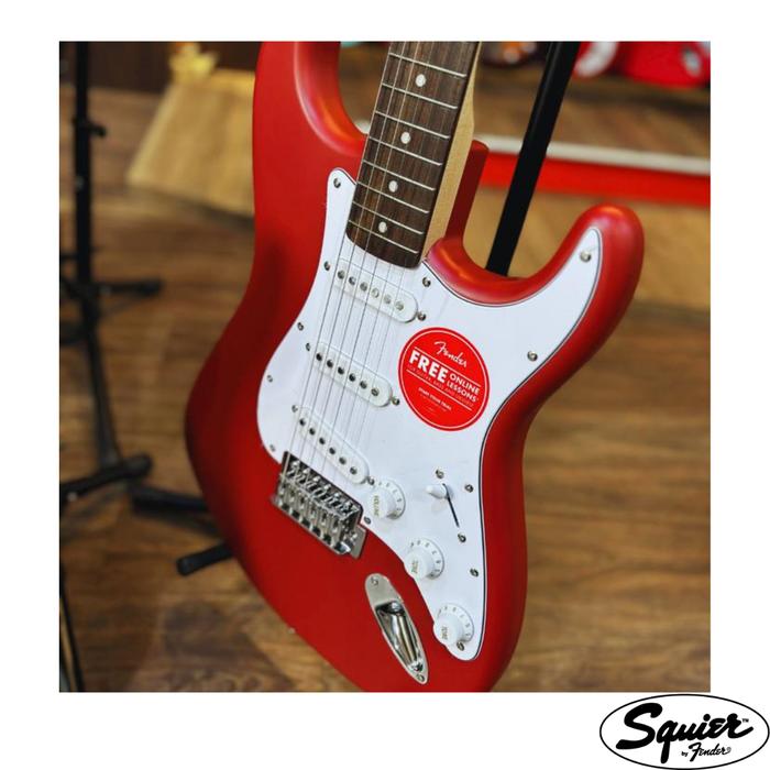 Gambar Squier Debut Series Stratocaster Electric Guitar, Laurel FB | Guitar Elektric - Dakota Red dari SUMBERMAS MUSIK undefined Tokopedia