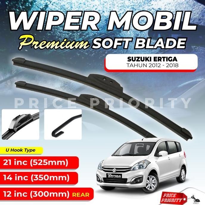 Gambar Promo Wiper Mobil Soft Blade Suzuki Ertiga Karet Wiper Frameless Anti Baret Custom Fit Premium Set Rwb Prermium - Fullset dari Jeager Pediaa undefined Tokopedia