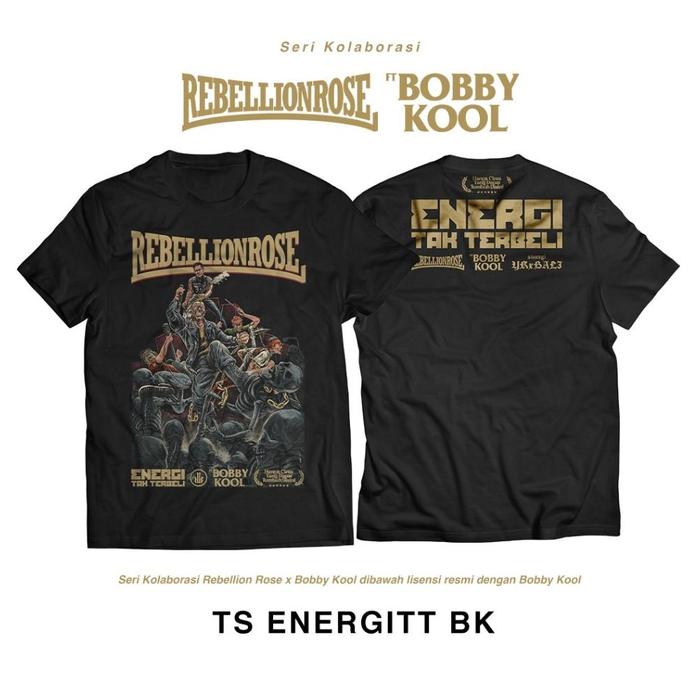Gambar 【Original】 Ready Stock - Ts Energitt Bk - Rebellion Rose X Bobby Kool Sid Kaos Original Energi Tak Terbeli 2024 - S, Hitam dari GROSIRR AGEN SUNBRJAYYA32837 undefined Tokopedia