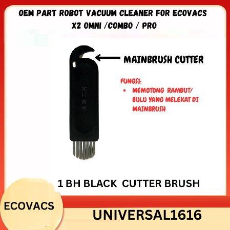 Gambar Ecovacs Deebot X2 OMNI / COMBO/ PRO MOP FILTER DUSTBAG MAINBRUSH SIDEBRUSH JKT - 1 BLACK CUTTER dari Universal1616 undefined Tokopedia