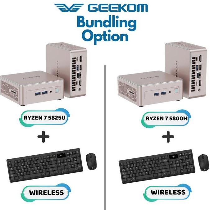 Jual Geekom Mini PC A5 32GB/512GB AMD Ryzen 5800H Windows 11 Pro