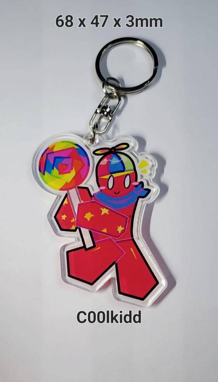 Gambar Gantungan kunci/key chain 2 sisi Roblox - Forsaken - C00lkidd dari Kojer1977 undefined Tokopedia