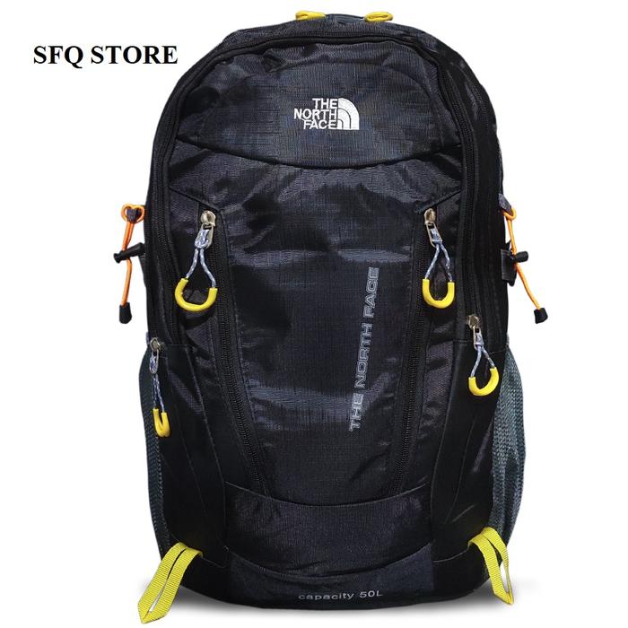 Gambar Tas Gunung TNF 50 L - Tas Hiking Impor - Tas Carrier - Biru dari SFQ STORE undefined 5 Tokopedia