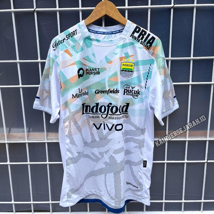 Gambar JERSEY PERSIB AWAY PLAYER ISSUE 2024 ORIGINAL - XL dari Kainbersejarah undefined Tokopedia