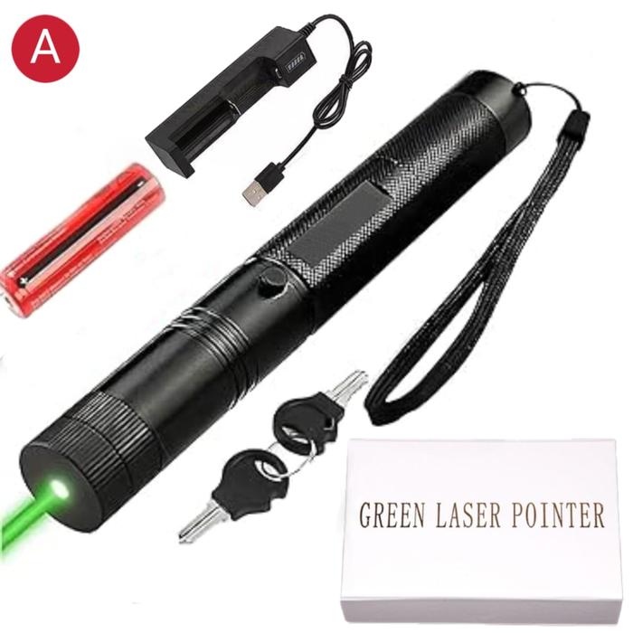 Gambar GREEN LASER POINTER 303 / Green laser batrai cas / Green laser murah - LaserFullSetBox dari Indoshop Olshop undefined Tokopedia