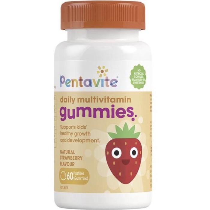 Gambar Pentavite Daily Multivitamin Immune Calcium + Vitamin D3 Kids 60 Gummies Original Product - Multivitamin dari TokoPaida undefined Tokopedia