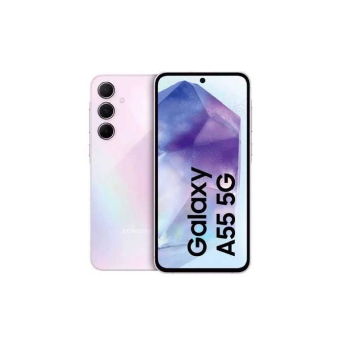 Gambar HP SAMSUNG GALAXY A55 5G 8/256 GB - SAMSUNG A55 5G GARANSI RESMI - Lilac dari Warzeg Store undefined Tokopedia