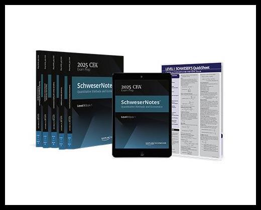 2025 CFA Level1 SchweserNote4冊QuickSheet CFA 2025 Level I - Schweser QuickSheet Summary and Key Concepts
