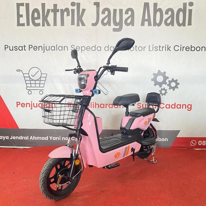 Gambar Terbaru!! Promo Sepeda Listrik Kuangyu Jy3/Turtle Original Garansi Resmi Original Part - JY3-Pink dari Royal Clasik Part undefined Tokopedia
