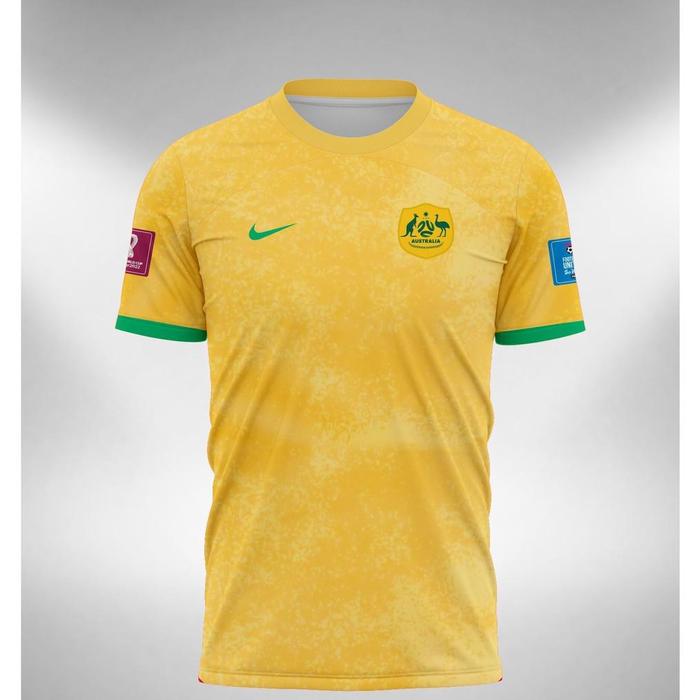 Gambar Jersey Australia Home Away Piala Dunia 2022 Full Patch - HOME, S dari Jersey Apparell undefined Tokopedia