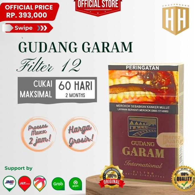 Gambar Promo Terbatas Rokok Gudang Garam Filter 12 Per Bal Aman - 1 Bks (Bungkus) dari tokokukho undefined Tokopedia
