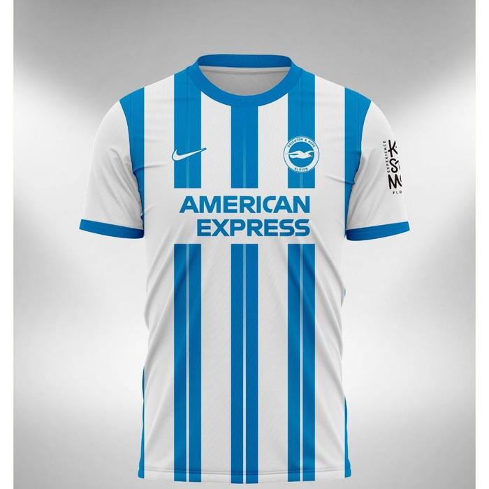 Gambar Jersey Brighton & Hove Albion Home Away 2024 2025 - HOME, S dari Jersey Apparell undefined Tokopedia