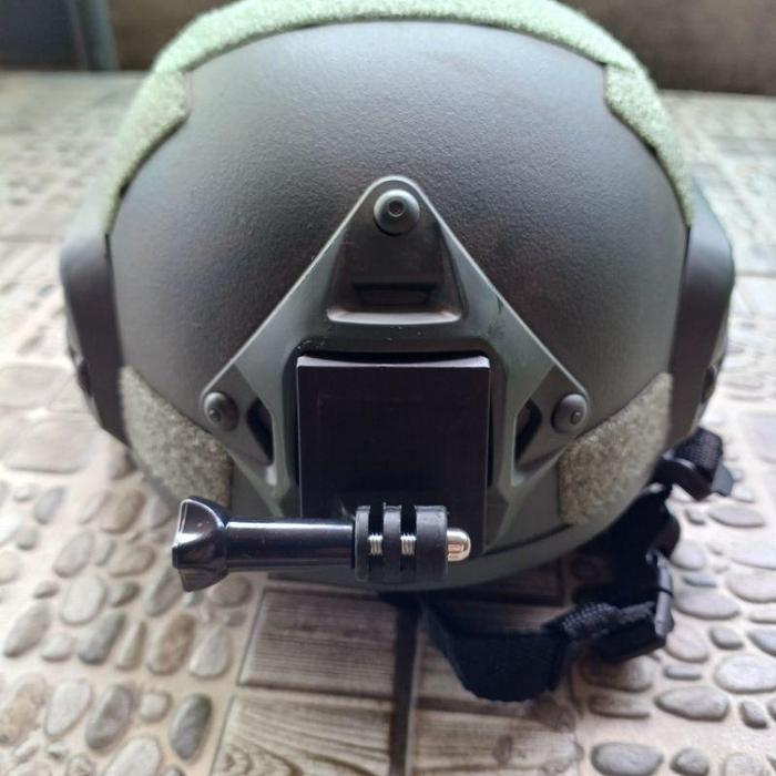 Gambar Mounting Dudukan Camera Gopro Helm Mich Tactical Military dari AZARINE MART undefined Tokopedia