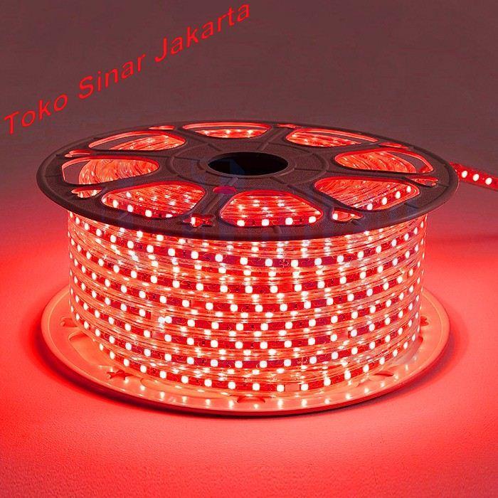 Gambar Lampu LED Strip SMD Selang Light Lamp Outdoor MERAH METERAN - LED Strip dari Toko Sinar Jakarta undefined Tokopedia
