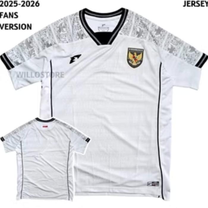 Gambar GARDE ORI | JERSEY TIMNAS INDONESIA AWAY ERSPO NEW JERSEY 2025 - AWAY POLOS, S dari CENTRAL JERSEY INDONESIA undefined Tokopedia
