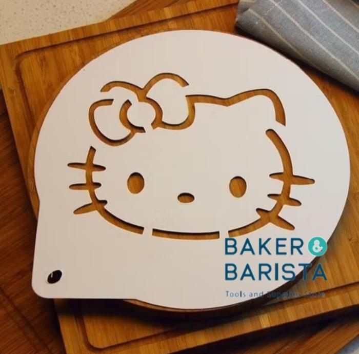 Hello Kitty Stencil For Cake