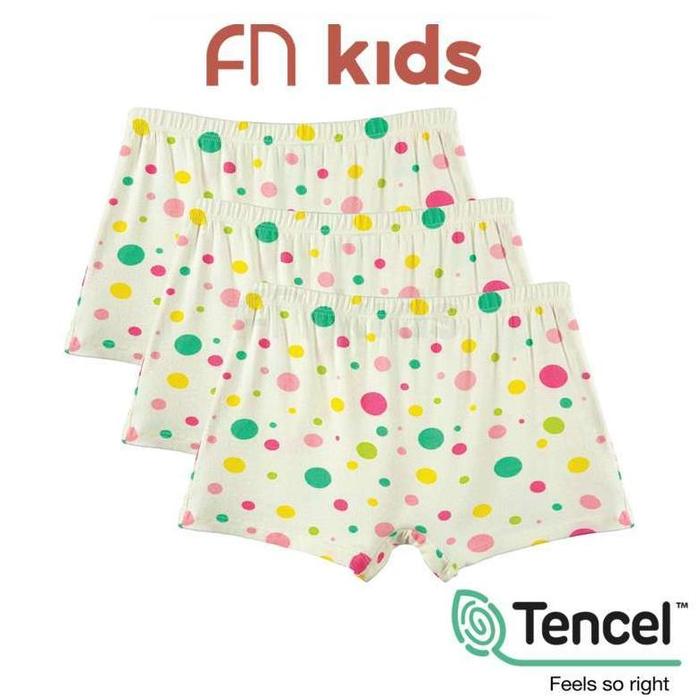 Gambar FN Girls Tencel Printed Boxer 3 pcs NTK 3346 Asli - S dari bahagia97 undefined Tokopedia