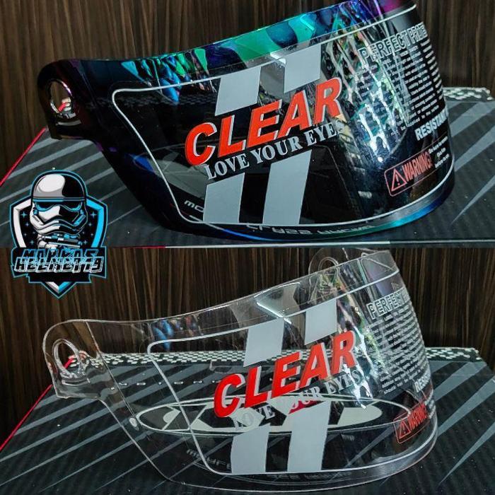 Gambar KACA HELM VISOR KYT 805, INK CL26, CL 25 CL 26, CL25, - Putih dari Ciara Stor undefined Tokopedia