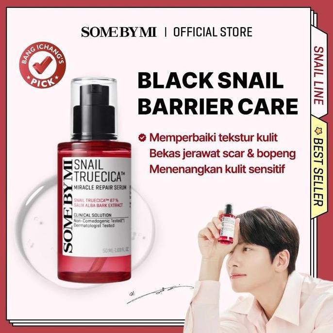 Gambar [BPOM] SOMEBYMI SOME BY MI SNAIL TRUECICA MIRACLE REPAIR SERUM - 50ml dari Jaya Print Jkt undefined Tokopedia