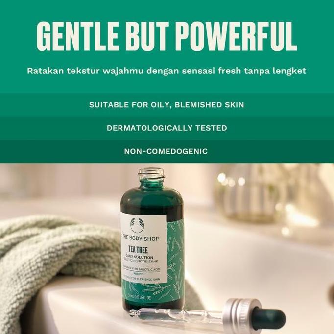Gambar THE BODY SHOP TEA TREE DAILY SOLUTION / SERUM 50ML dari Jaya Print Jkt undefined Tokopedia
