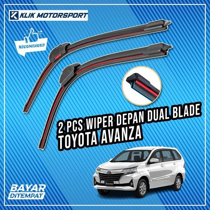 Gambar BEST DUAL WIPER BLADE TOYOTA GRAND NEW AVANZA 2017 - 2019 WIPER MOBIL 2 PCS TERMURAH - 2017 - 2021 dari Enviomarkets undefined Tokopedia
