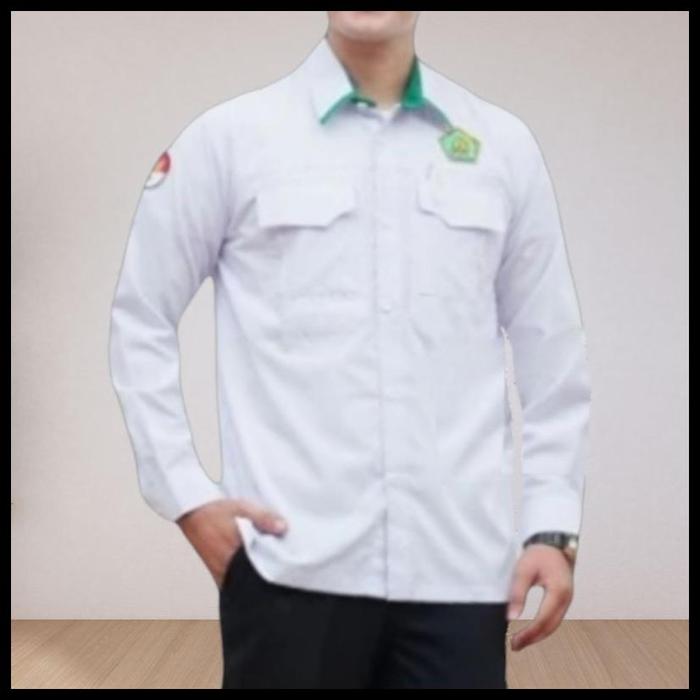 Gambar PAKAIAN DINAS HARIAN KEMENTERIAN AGAMA, BAJU TUNIK PDH PUTIH KEMENAG KEMEJA KEMENAG SERAGAM KEMENAG TERBARU - Pria XL dari hjberkaho undefined Tokopedia