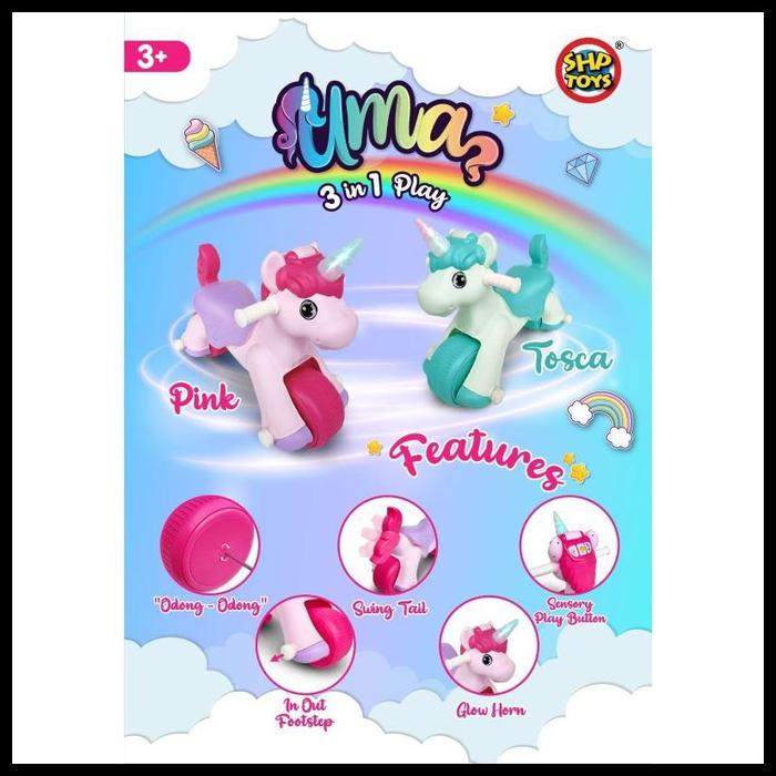 Gambar SHP MB 691 MOTOR VESPA ANAK MINIBIKE HAPPY KIDS TOYS - Unicorn tosca dari pramstore76 undefined Tokopedia
