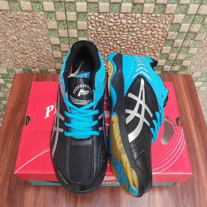 Gambar SALE Sepatu Badminton Profesiona| Anaconda Original Cuci Gudang | Sepatu Professiona| Badminton/Voli/Voley Ori Termurah Obral - BLACK/TORQUIS, 37 dari NobelOfficial undefined Tokopedia
