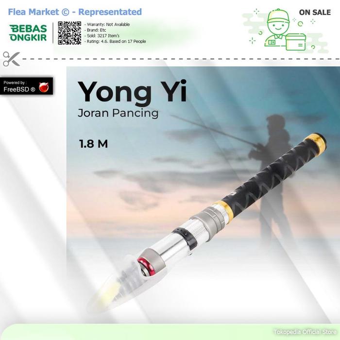 Gambar Yong Yi Joran Pancing Antena Portable Carbon Fiber Fishing DK3000 - 1.8 Meter Hitam, Etc dari Flea-Markets undefined Tokopedia