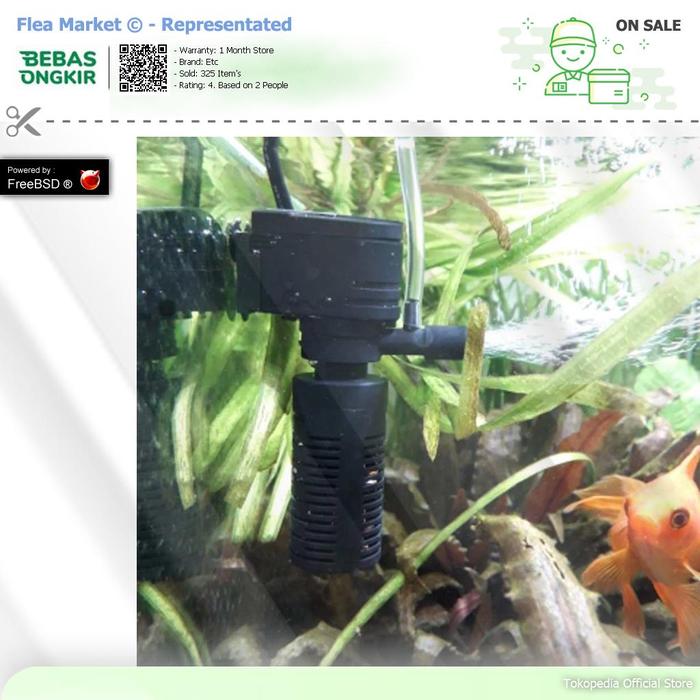 Gambar SEA STAR 3in1 Pompa Air Udara Oxygen Aquarium 3W - HX-200L - Hitam, Etc dari Flea-Markets undefined Tokopedia