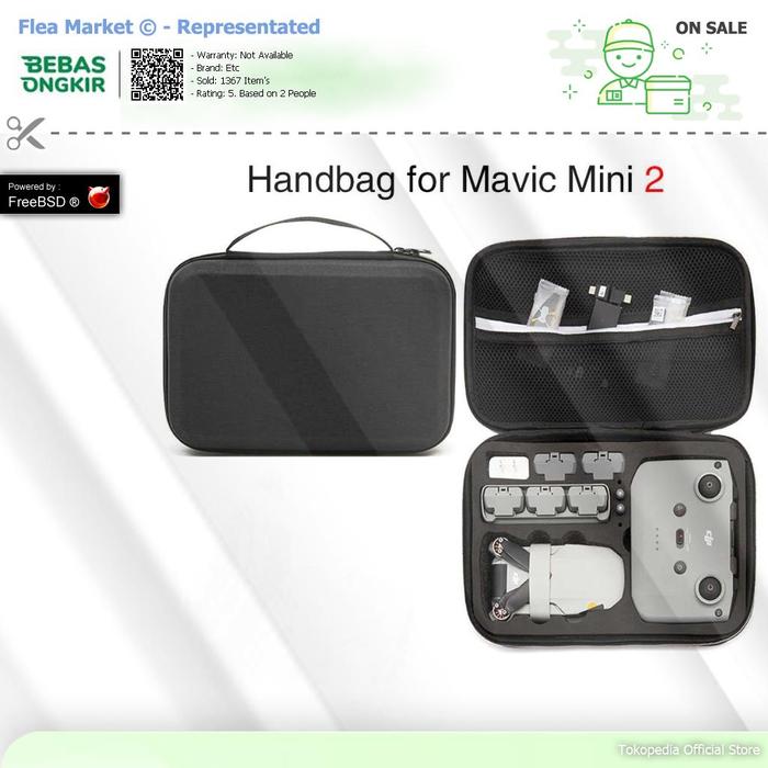 Gambar Tas Handbag Hardcase Drone untuk DJI Mavic Mini 2 - SC104 - Hitam, Etc dari Flea-Markets undefined Tokopedia