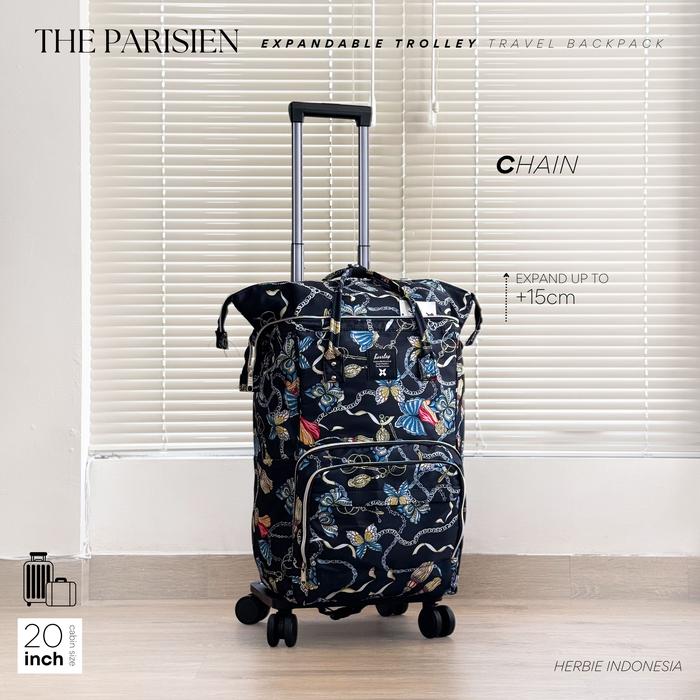 Gambar TAS RANSEL TROLI ANELLO BARLEY ORIGINAL BAHAN PARASUT RODA 4 #158-A - Chain (NEW) dari herbiejkt undefined Tokopedia