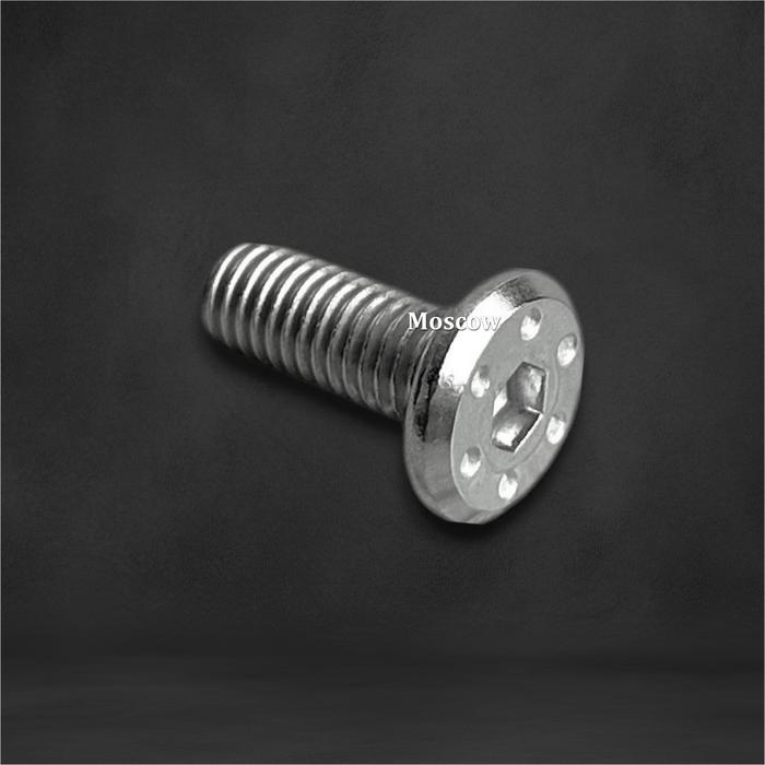 Gambar BAUT DISC CAKRAM BESI CHROME DRAT 12 DISK PIRINGAN CROME BAUT PIRINGAN - 1 BIJI dari VISHOP JKT undefined Tokopedia