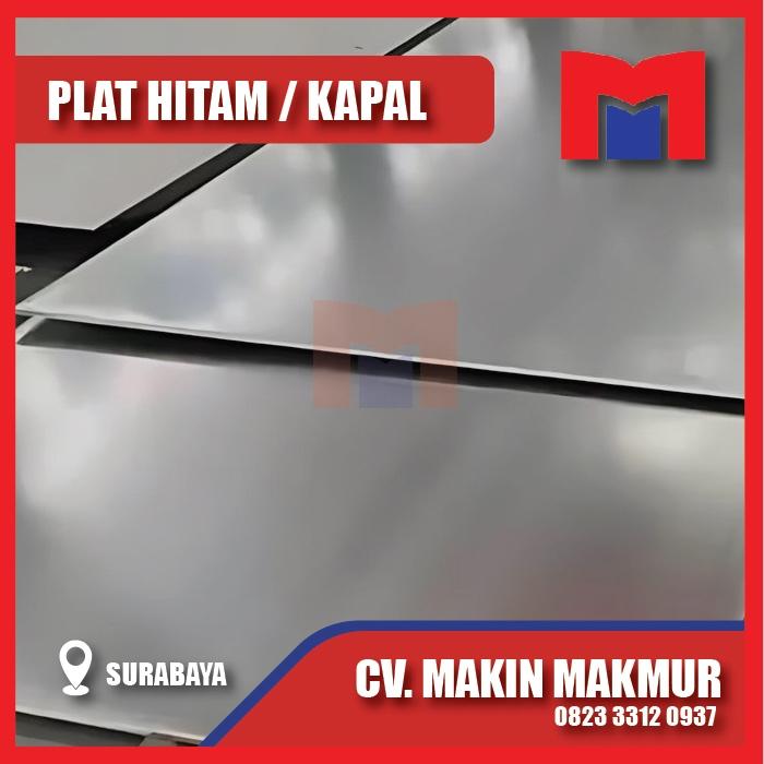 Gambar PLAT BESI / PLAT HITAM 16 mm x 4 ft x 8 ft (1200 x 2400 mm) dari CV Makin Makmur undefined Tokopedia