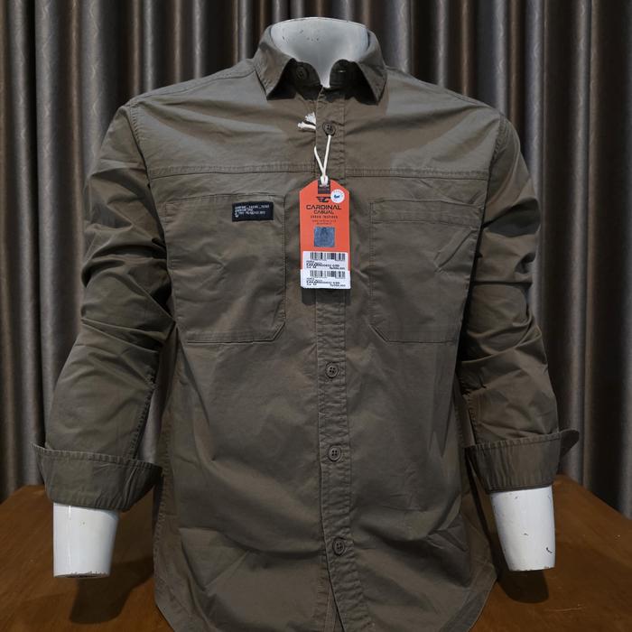 Gambar CARDINAL ORIGINAL JAKET KEMEJA PRIA TERBARU - Cokelat, M dari Musafaa_NEW undefined Tokopedia