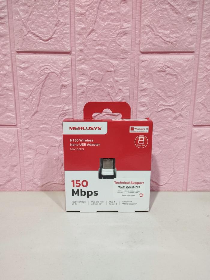 Gambar Mercusys MW150US N150 Wireless Nano USB WiFi Adapter dari Twins Computer undefined Tokopedia
