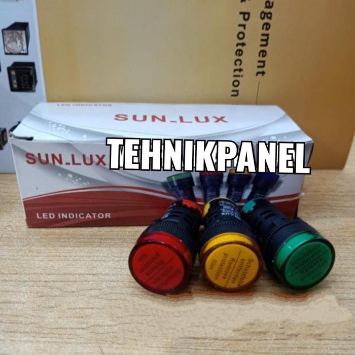 Gambar PILOT LAMP 22mm LED 220V SUNLUX - Hijau dari TEHNIK PANELL undefined Tokopedia