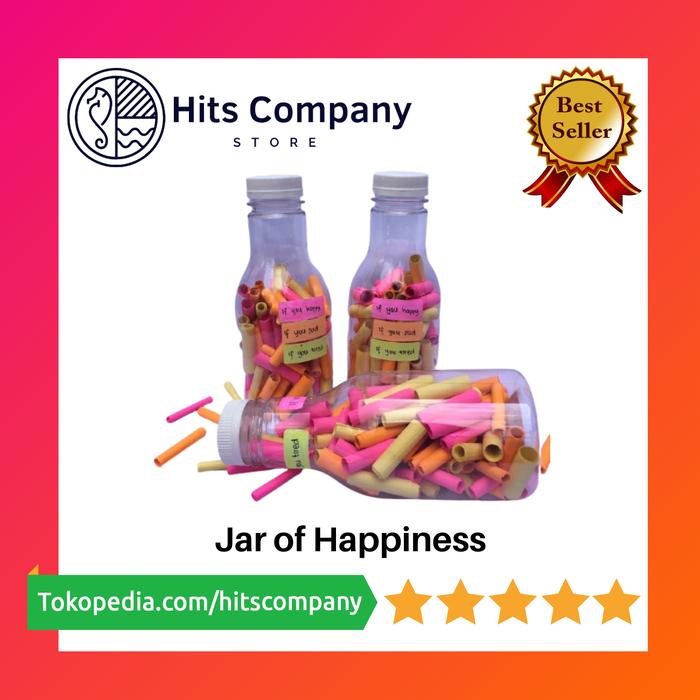 Gambar Jar of Happiness Wish in Jar isi Banyak Lengkap - isi 100 dari Hits Company undefined Tokopedia