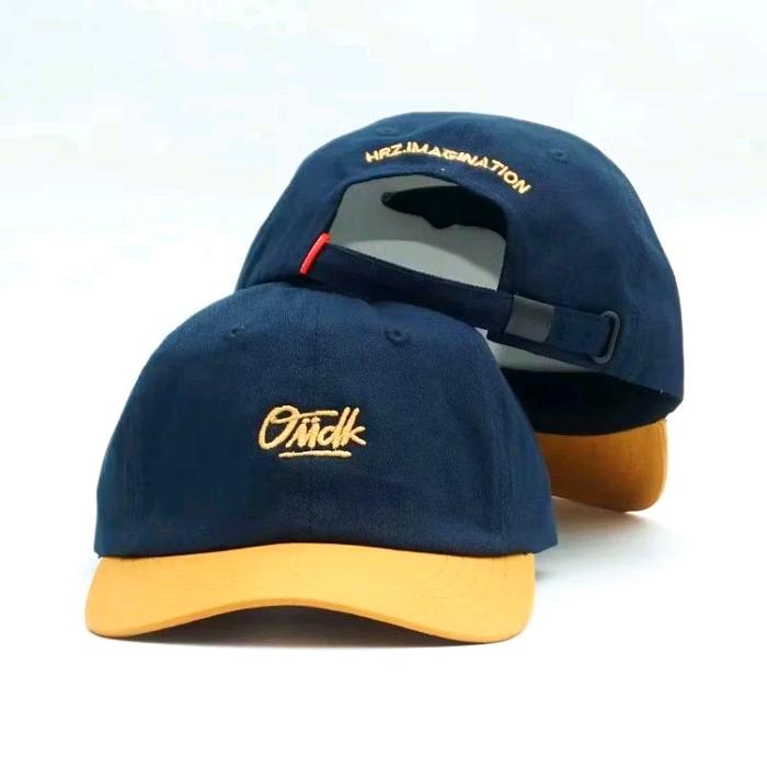 Gambar TOPI POLOCAPS OMIDOKI BASEBALL CAPS TOPI PRIA HAT CAPS Topi Bisbol - 8. kuning navy dari Omidoki_NEW undefined Tokopedia