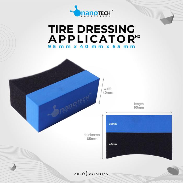 Gambar TIRE DRESSING APPLICATOR PAD - nanoTECH PROTECTION - APLIKATOR SEMIR BAN Car - BIRU dari nanoTECH PROTECTION undefined Tokopedia