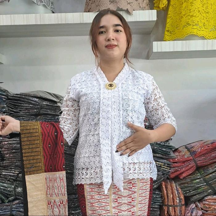 Gambar atasan kebaya kartini hoki free bros baju - baju kopi gosong, 3l dari GROSIR NOVA PURBA undefined 5 Tokopedia