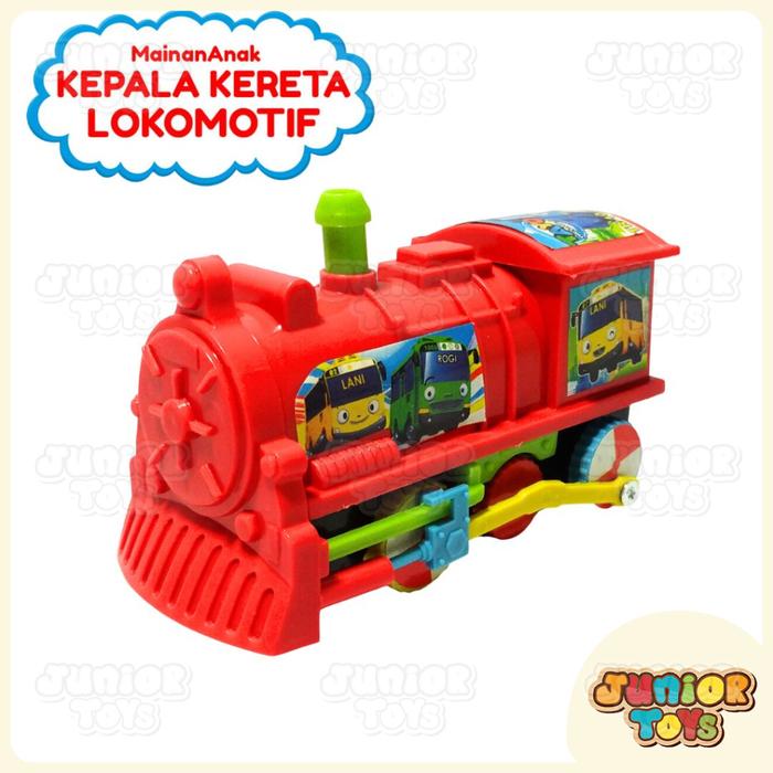 Gambar Mainan Kereta Api Anak Mini Kepala Lokomatif Train Toys - Kuning dari Junior Toys undefined 3 Tokopedia