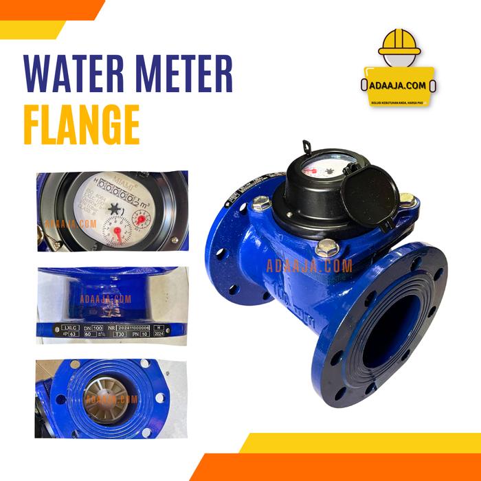 Gambar Water Meter Flange Meteran Air Flow Meter 4" 4 INCH dari Adaajacom undefined Tokopedia