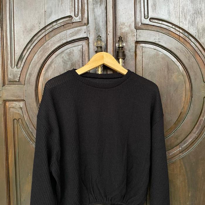 Gambar cardigan lengan panjang wanita dari saturnyours undefined Tokopedia