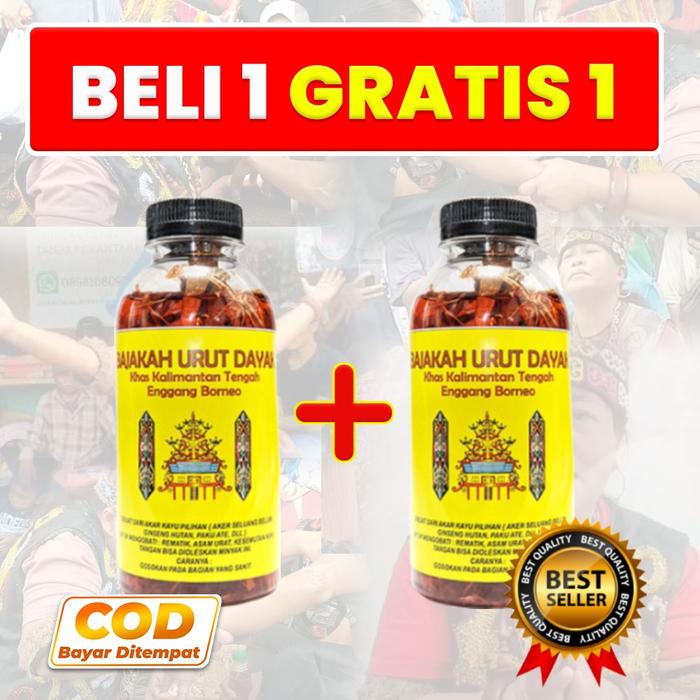 Gambar PROMO MINYAK URUT DAYAK BELI 1 DAPAT 2 - ASLI KALIMANTAN TENGAH 100% Original - BELI 1 DAPAT 2 dari bajakah borneo official undefined Tokopedia