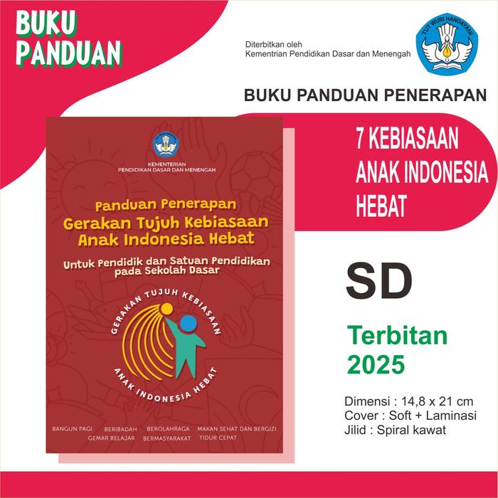 Jual Buku Panduan Gerakan Penerapan 7 Tujuh Kebiasaan Anak Indonesia ...
